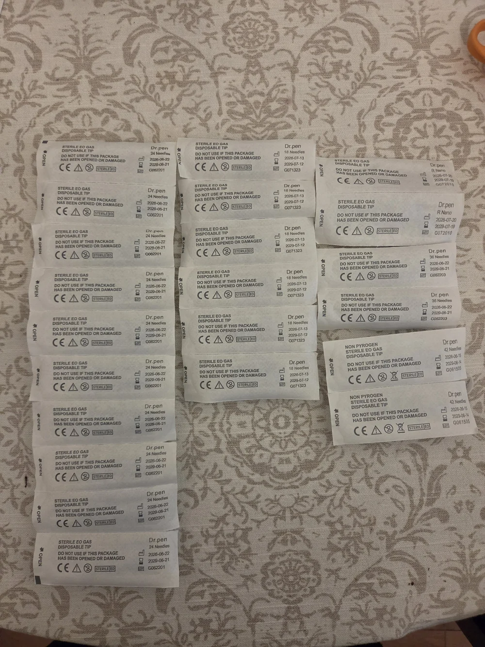 NIB Dr. Pen M8S +12 +10 (Total 24 Tips) New Sealed Extra Tips Microneedling